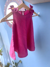 Load image into Gallery viewer, Hibisco Rosette cotton silk ethnic dress (0-7 Years)