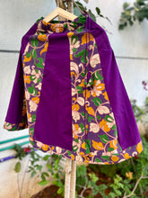 Load image into Gallery viewer, Flying Kites - Violet khali style Kalamkari lehenga with top