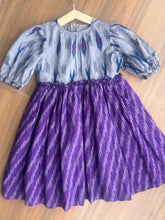 Load image into Gallery viewer, Ikat Bell-flower Dress (0-11 Years)