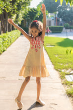 Load image into Gallery viewer, Ivory linen twirl dress (0-7 Years)