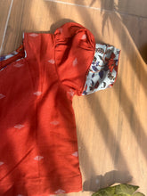 Load image into Gallery viewer, Floral fusion-Ruffle lehenga and Handwoven top (0-11 Years)