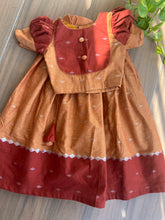 Load image into Gallery viewer, Blush in silver hand-woven Lehenga Blouse (0-11 Years)