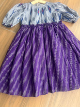 Load image into Gallery viewer, Ikat Bell-flower Dress (0-11 Years)