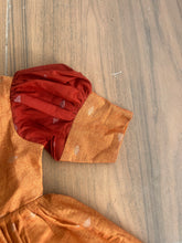 Load image into Gallery viewer, "Blush in Silver" Dual Shaded Hand-woven Dress (0-11 Years)