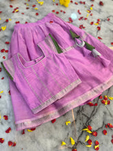 Load image into Gallery viewer, Lavender light girls ethnic blouse and lehenga set (0-7) Years