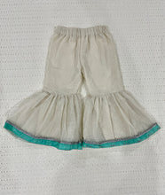 Load image into Gallery viewer, Girls Sea-Green Baby -Collared Kurta with White Checks Sahara (0-15 Years)