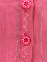 Load image into Gallery viewer, Girls High-waisted Paper Bag Pants With Hand-woven Blush Top (0-11 Years)