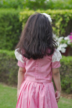 Load image into Gallery viewer, Cinderella In Pink Handwoven Lehenga Set (0-8Years)