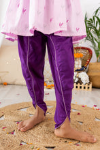 Load image into Gallery viewer, Lavender and purple tulip pants & peplum top (0-10 Years)