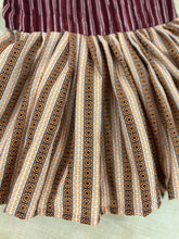 Load image into Gallery viewer, Brown Handloom Cotton Ball Gown Pleated Dress (1-6. Years)