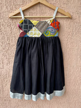 Load image into Gallery viewer, Kalamkari Black sleeveless Party Dress (1-11 Years)
