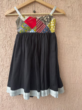 Load image into Gallery viewer, Kalamkari Black sleeveless Party Dress (1-11 Years)