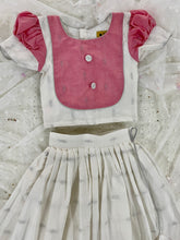 Load image into Gallery viewer, Cinderella In White Handwoven Lehenga Set (0-8 Years)