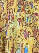 Load image into Gallery viewer, Yellow Handloom Cotton Historic Ancient Prints Longfrock With Coat