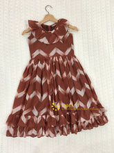 Load image into Gallery viewer, Chocolate Brown Ruffle Dress