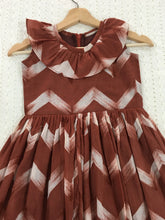 Load image into Gallery viewer, Chocolate Brown Ruffle Dress
