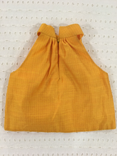 Load image into Gallery viewer, Girls yellow Top With Handloom Pleated Party Skirt (0-11Years)