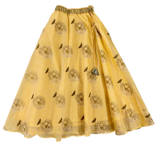 Load image into Gallery viewer, Benaras Yellow and Grey Lehenga Choli (0-8 Years)