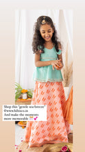 Load image into Gallery viewer, Gentle Breeze Peplum Lehenga set (0-11 Years)