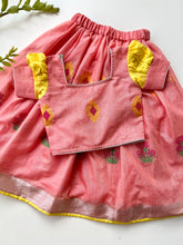 Load image into Gallery viewer, Sunset Peach Lehenga Set (0-11 Years)