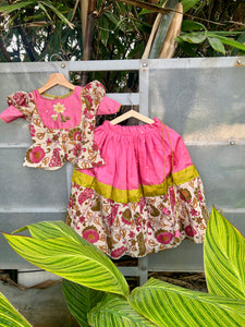 Flamingo - An ethnic lehenga set made in finest kalamkari art