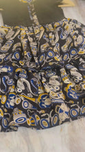 Load and play video in Gallery viewer, The little black dress - Bouncy and wavy  Kalamkari two layer dress
