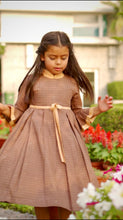 Load image into Gallery viewer, Vintage Checkered Hand-woven Dress (0-11 Years)
