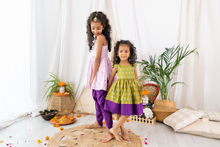 Load image into Gallery viewer, Persian shield Ikat Ethnic Dress (0-7 Years)
