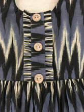 Load image into Gallery viewer, Hibisco Girls Ikat Handloom Designer Halter Neck Frock
