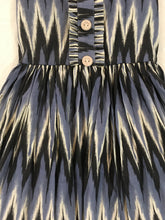 Load image into Gallery viewer, Hibisco Girls Ikat Handloom Designer Halter Neck Frock
