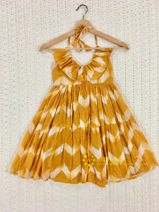 Mustard Yellow Light weight Cotton Dress