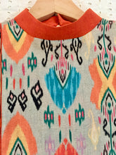 Load image into Gallery viewer, Girls Orange Collar style designer dress (1-13Years)
