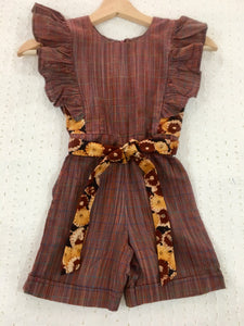 Girls Sandal-wood Jumpsuit (1-10 Years)