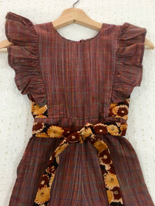 Girls Sandal-wood Jumpsuit (1-10 Years)