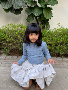 Milky Ikat Skirt & Top (0-11 Years) of